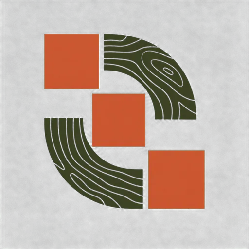 Elgin Stone & Mortar abstract tile-and-grain mark